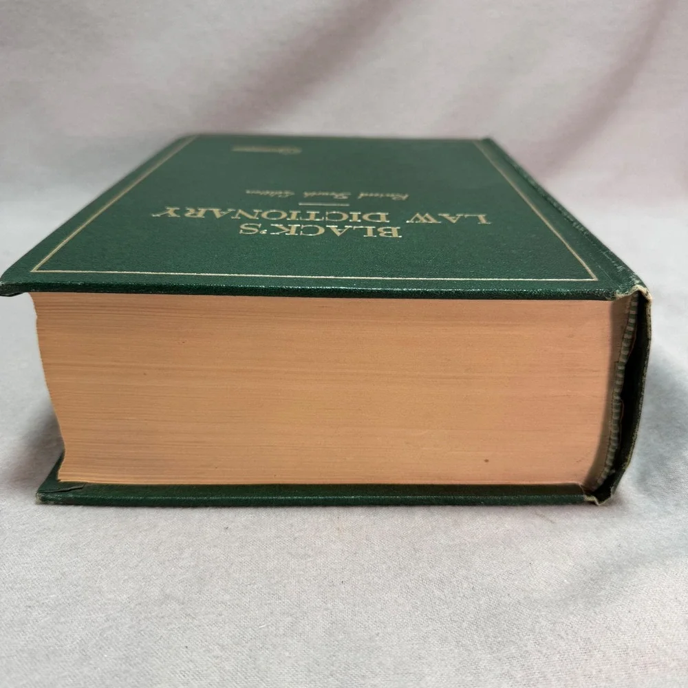 Black's Law Dictionary Revised 4th Edition 1968 HC West Henry Campbell Black